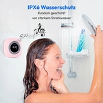 MEDION S66884 Duschradio mit Bluetooth (Badradio, UKW Radio, Saugnapf,...