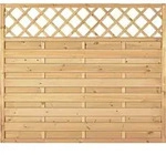 T&J Maxi Massivzaun Ranki 180 x 150 cm - Gr&uuml;n
