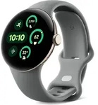 Google Pixel Watch 3 (LTE) 41mm Champagne Gold mit Sportarmband Hazel - Beige