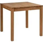 Esstisch - Eichenholz massiv ge&ouml;lt - 80 x 80 cm - keilgezinkt - Braun