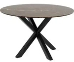 Heaven Esstisch 120x120cm Braun. - Braun