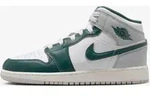 Nike Air Jordan 1 Mid SE "White & Oxidized Green" Wei&szlig;/Gr&uuml;n, Gr&ouml;&szlig;e: 38,5 - Gr&uuml;n