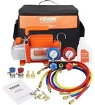 VEVOR Vakuumpumpe 100L/min Unterdruckpumpe A2L-explosionsgesch&uuml;tzt 150W 220V/50HZ