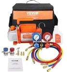 VEVOR Vakuumpumpe 113L/min Unterdruckpumpe 180W 200ml-&Ouml;lkapazit&auml;t Vakuumger&auml;te