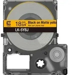 Epson LabelWorks LK-5YBJ - Schwarz auf Mattgelb - Rolle (1,8 cm x 8 m) 1 Kassette(n)