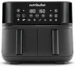 NutriBullet Air Fryer Double Bac Doppel 8 l Eigenst&auml;ndig 2850 W Hei&szlig;luftfritteuse