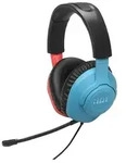 JBL Quantum 100N Kopfh&ouml;rer Kabelgebunden Kopfband Gaming Blau, Rot - Blau/Rot