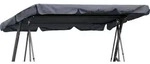 Hollywoodschaukel Dachbezug 200 x 145 cm Grau Wasserdicht | Universal Ersatzdach