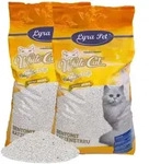2 x 15 Liter Lyra Pet&reg; White Cat&reg; Katzenstreu Bentonit mit Babypuderduft