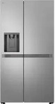 LG GSLC40PYPE, Freistehend, Amerikanische T&uuml;r, Silber, 2 T&uuml;r(en), Prime Silver,