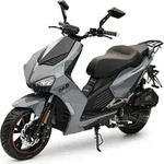 Motorroller 50 ccm Burnout BAD s Grau 25 km/h - Grau