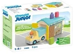 PLAYMOBIL Junior 71686 JUNIOR: LKW mit Sortiergarage - Bunt
