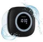 MEDION S66884 Duschradio mit Bluetooth (Badradio, UKW Radio, Saugnapf, LED-Display,
