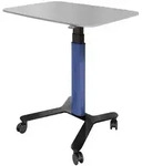 ESMART EAX-131 BB 90 x 60 cm Blau Ergonomischer Steh-Sitz-Pult-Schreibtisch Stufenlos
