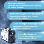 STAHLWERK Schwei&szlig;ger&auml;t Mini FLUX 120 ST Digital &ndash; Vollausstattung &ndash;