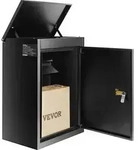 VEVOR Paketbriefkasten 39x27x52,2cm Paketbox 0,8mm verzinkter Stahl Paketkasten mit