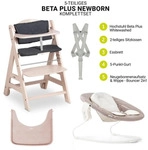 Hauck Beta Plus Whitewashed 5-tlg. Newborn Set