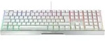 CHERRY XTRFY MX 3.1, Kabelgebunden, USB, Mechanischer Switch, QWERTZ, RGB-LED, Wei&szlig;
