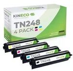 Kineco TN248 Toner 4er Pack kompatibel f&uuml;r Brother f&uuml;r DCP-L3560CDW MFC-L3760CDW