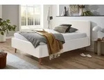 Bett Dalila 140x200cm Teddystoff - wei&szlig; - Wei&szlig;