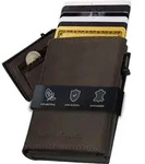 Gentlemen's&reg; Cardholder - Kreditkartenetui mit M&uuml;nzfach & RFID-Schutz - Geldbeutel