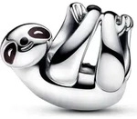Pandora Charm Damen H&auml;ngendes Faultier Emaille Silber 793331C01 - Silber