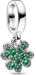 Anh&auml;nger Kleeblatt, 925er Silber, Schmuckkristalle von PANDORA - Silber