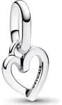 Mini Charm Anh&auml;nger Freihandherz aus Sterlingsilber von PANDORA - Silber