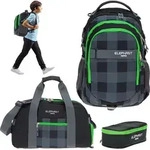 Schulrucksack 3 Teile Set Elephant Hero Signature Rucksack Schultasche Jungen