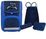 McNeill Ranzen-Set 4-tlg. mit Federm&auml;ppchen Wild Panther Schulranzen f&uuml;r Jungen 1.