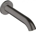 HansGrohe 38411340, HansGrohe Wanneneinlauf AXOR UNO gebogen brushed black chrome