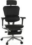 hjh OFFICE Luxus Chefsessel ERGOHUMAN PLUS LEGPRO GEN2 Ergonomischer B&uuml;rostuhl mit