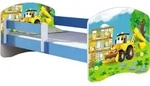 ACMA Jugendbett Kinderbett Junior-Bett Komplett-Set mit Matratze Lattenrost und