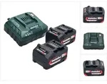 Metabo Basis Set 2x Li-Power Akkupack 18 V 4,0 Ah CAS Li-Ion Akku ( 2x...
