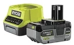 Ryobi One+ 18V 4Ah Akku mit Schnellladeger&auml;t 2A
