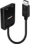 LINDY DisplayPort auf 2 Port HDMI MST Hub - Schwarz