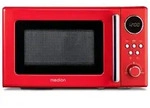 MEDION Retro Mikrowelle klein (20 Liter, ca. 800 Watt, 5 Mikrowellenstufen, 8