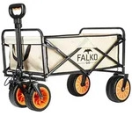 Falko Elektrischer Bollerwagen - Beige