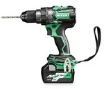 Hikoki DV18DC WRZ, Handbohrmaschine, B&uuml;rstenlos, Schwarz, Gr&uuml;n, 1,3 cm, 2000...