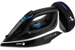 Fagor Comforta Free, Trocken- & Dampfb&uuml;geleisen, Keramik-B&uuml;gelsohle, Schwarz, Blau,