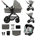 Kinderkraft MOOV 2 AIR 3-in-1 Kinderwagen - Aufblasbare R&auml;der - 2-in-1-Sitz -
