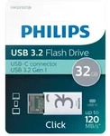 Philips USB 3.2 32GB Click Series Gen 1 USB-C