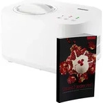 Unold 488209 Eismaschine Snow inkl. Eisbuch mit 101 Rezepten | Speiseeisbereiter 1 L,
