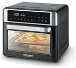 Severin Toastofen &bdquo;Bake & Fry&ldquo; TO 2077 schwarzsilber Toastofen Minibackofen 