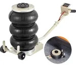 VEVOR Pneumatischer Wagenheber Air Jack 3 t, Wei&szlig; Dreifachbeutel-Luftheber 140-450