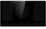 Klarstein Induktionskochfeld 5 Platten, 90cm Glaskeramik-Induktionskochfeld mit 4