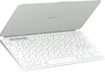 Logitech Keys-To-Go 2, QWERTY, Nordisch, Scherenschalter, 1,8 cm, 1 mm, Wei&szlig; - Wei&szlig;