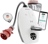ABSINA 301018, ABSINA Mobile Wallbox 11kW Typ 2 mit App & RFID - 3-phasig 400V, IP65,
