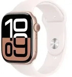 Apple Watch 10 46mm GPS Alu Sport S/M rosegold/blassrosa - Rosa