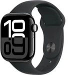 Apple Watch 10 42mm GPS Alu Sport S/M diamantschwarz/schwarz - Schwarz